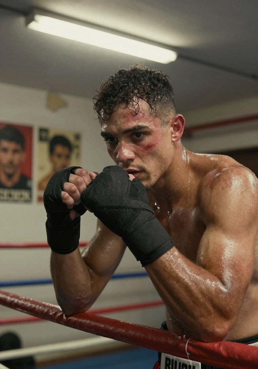 Boxing lifestyle photo